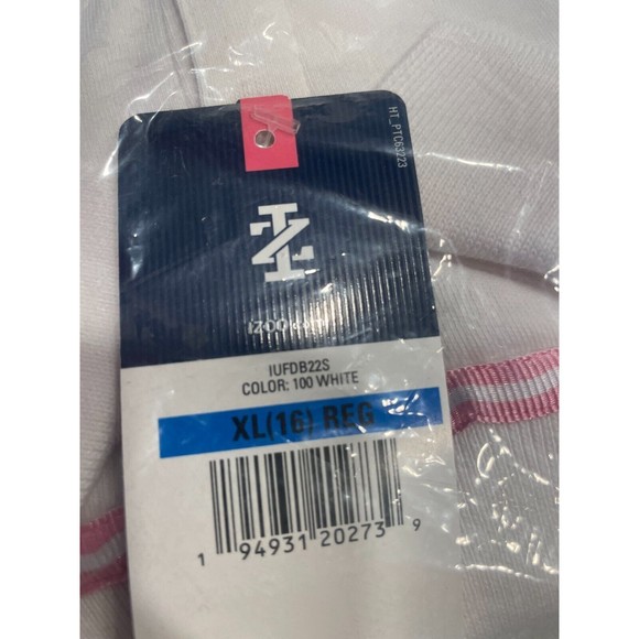 IZOD Approved Girls School Uniform Short Sleeve Polo Shirt XL 16 White NWT - Picture 5 of 9